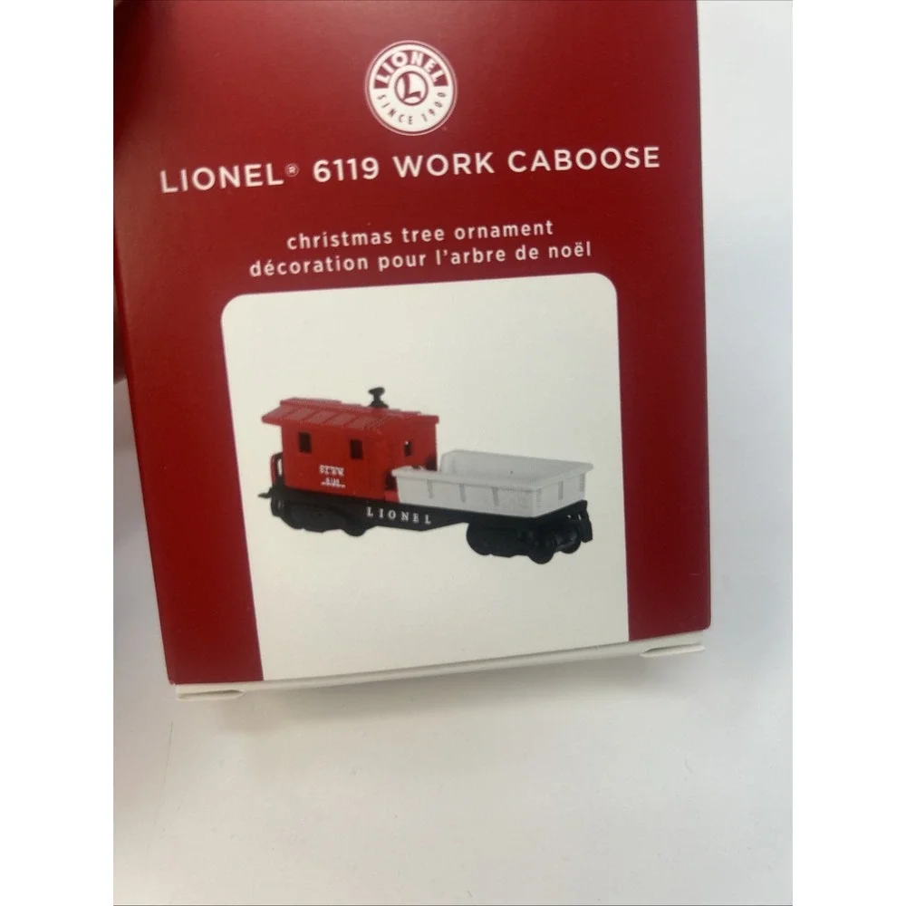 Hallmark Keepsake Lionel Trains Ornament Set GP-9 Diesel Crane Car Work Caboose